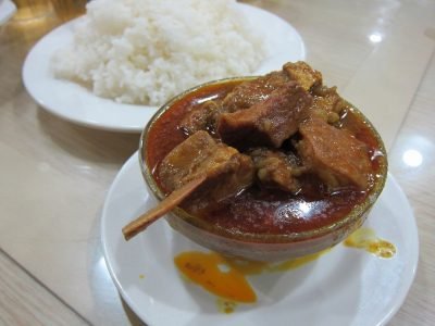 咖哩羊腩配野米飯